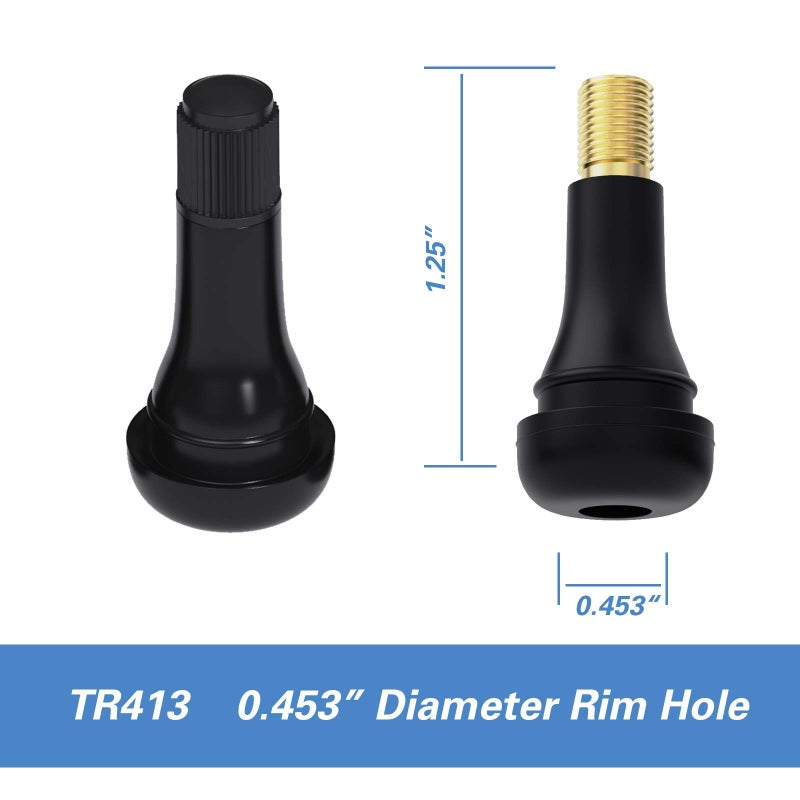 CKAuto صمام الإطارات المطاطي CKAuto TR413 (5 قطع/كيس) - Image 5